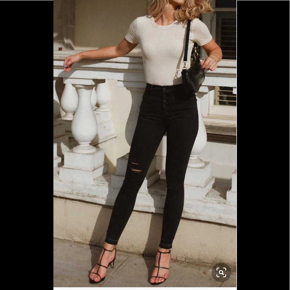 Kate spade black baguette retro bag